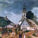 Oberlangenau-Kirche und Widmut-1805